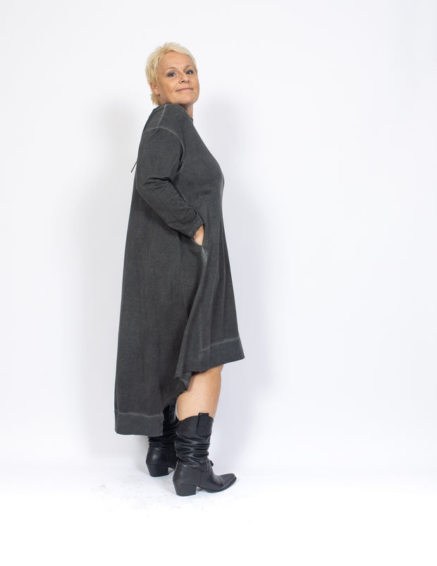 ankle length sweatshirt dress Long Sleeve Dress for Women Casual Mini Dress Loose Fit Oversized Crewneck Sweatshirt Dress Cute Patchwork Pleated Dress Long Sleeve Mini Dress Plus Size Oversizde Sweatshirt Dress Cute Mini Dresses at Amazon