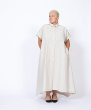 Short sleeve Maxi Cotton Dress
