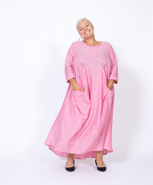 Pink Linen Dress Pink Linen Dress
