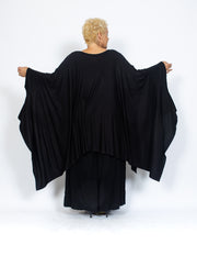 Oversize Black Jersey Tunic
