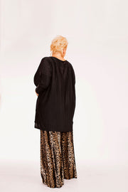 Tiger Micropleats Wide Pants
